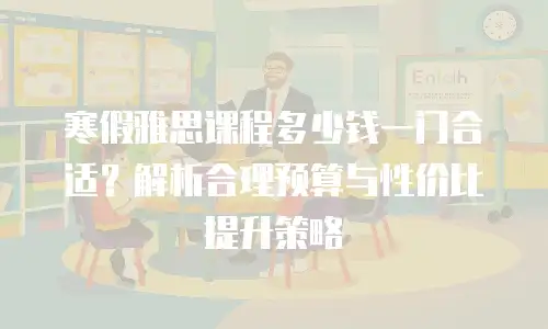 寒假雅思课程多少钱一门合适？解析合理预算与性价比提升策略