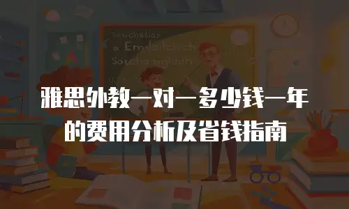 雅思外教一对一多少钱一年的费用分析及省钱指南
