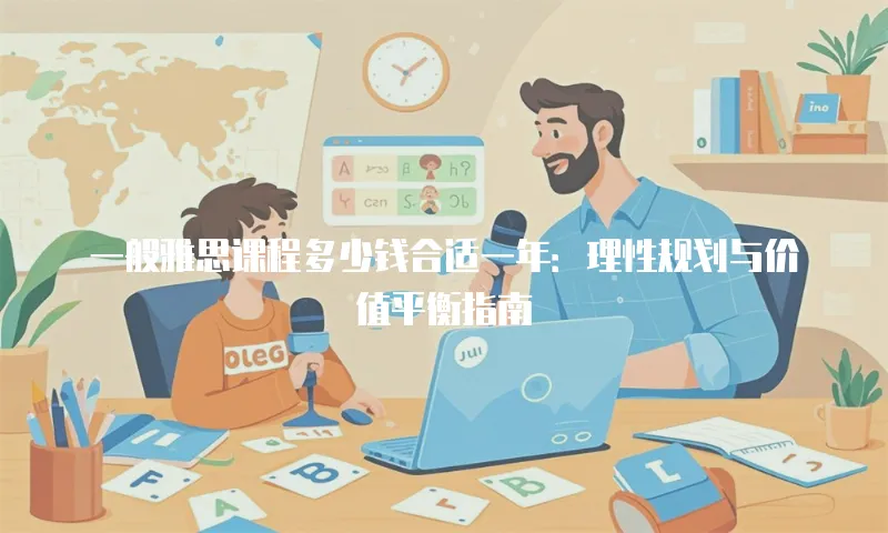 一般雅思课程多少钱合适一年：理性规划与价值平衡指南