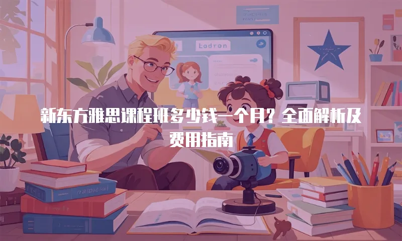 新东方雅思课程班多少钱一个月？全面解析及费用指南