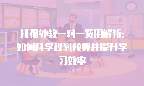 托福外教一对一费用解析：如何科学规划预算并提升学习效率