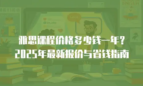 雅思课程价格多少钱一年？2025年最新报价与省钱指南