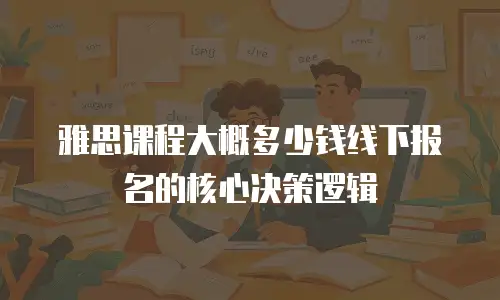 雅思课程大概多少钱线下报名的核心决策逻辑
