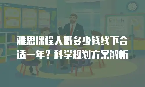 雅思课程大概多少钱线下合适一年？科学规划方案解析