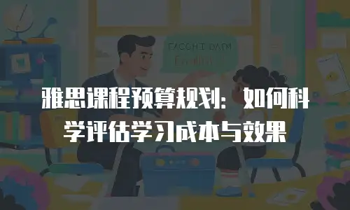 雅思课程预算规划：如何科学评估学习成本与效果