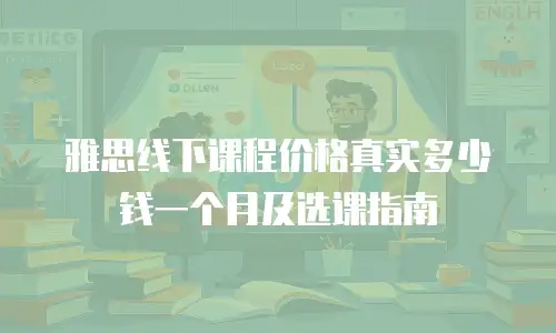 雅思线下课程价格真实多少钱一个月及选课指南