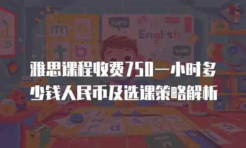 雅思课程收费750一小时多少钱人民币及选课策略解析