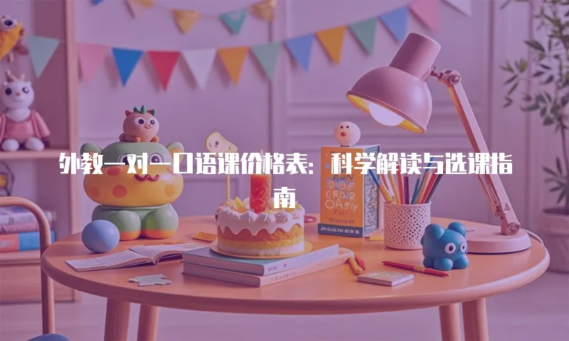 外教一对一口语课价格表：科学解读与选课指南