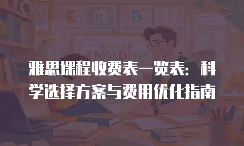 雅思课程收费表一览表：科学选择方案与费用优化指南