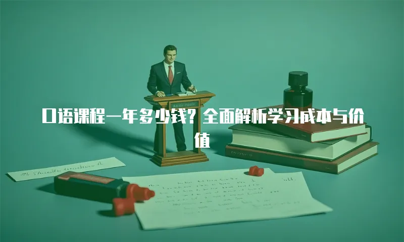 口语课程一年多少钱？全面解析学习成本与价值