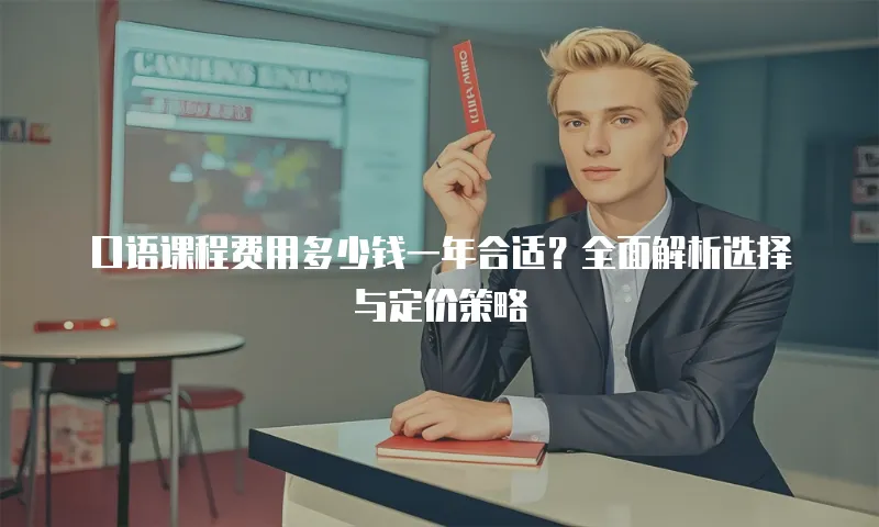 口语课程费用多少钱一年合适？全面解析选择与定价策略