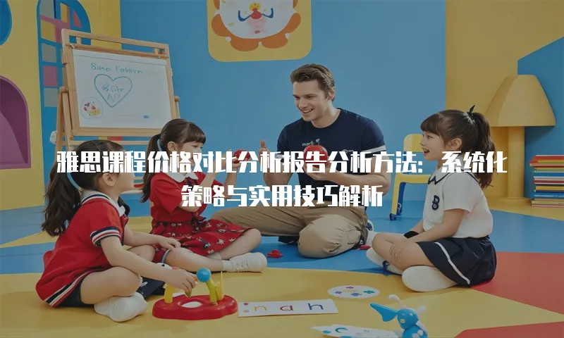 雅思课程价格对比分析报告分析方法：系统化策略与实用技巧解析
