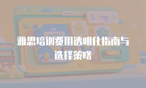 雅思培训费用透明化指南与选择策略