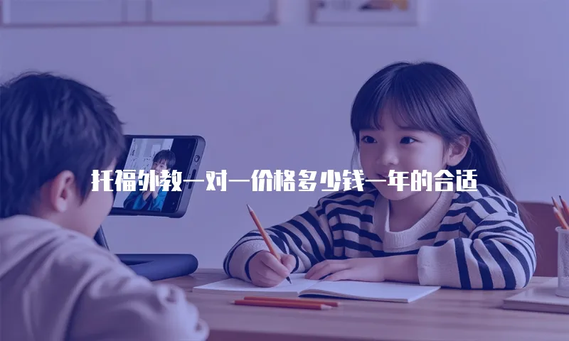 托福外教一对一价格多少钱一年的合适