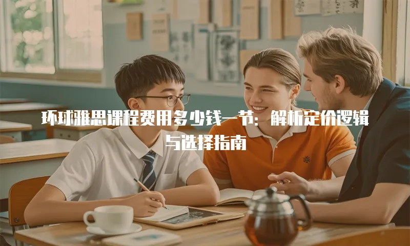 环球雅思课程费用多少钱一节：解析定价逻辑与选择指南