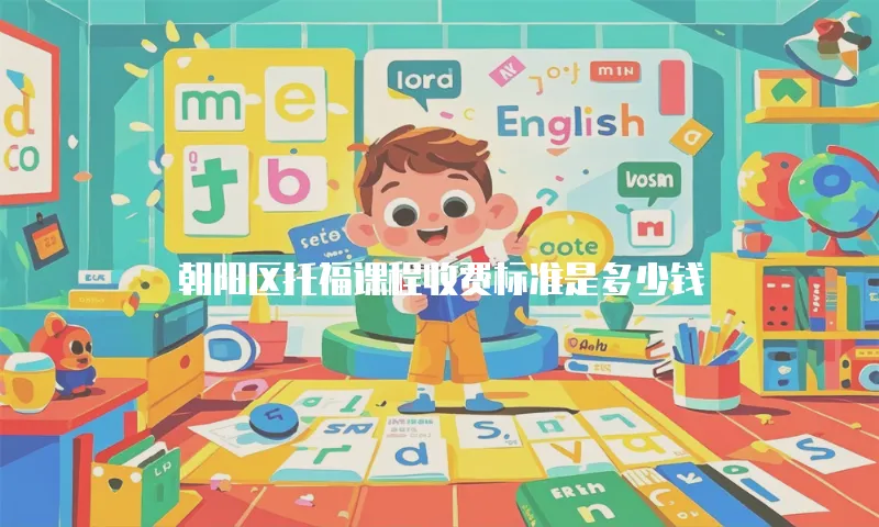 朝阳区托福课程收费标准是多少钱
