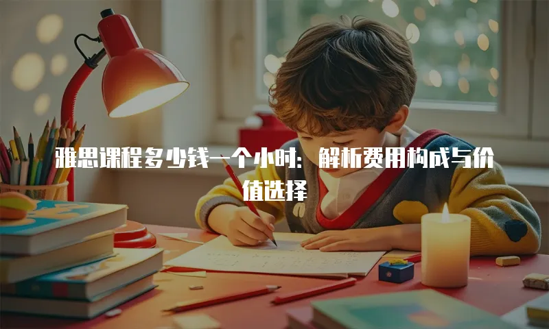雅思课程多少钱一个小时：解析费用构成与价值选择