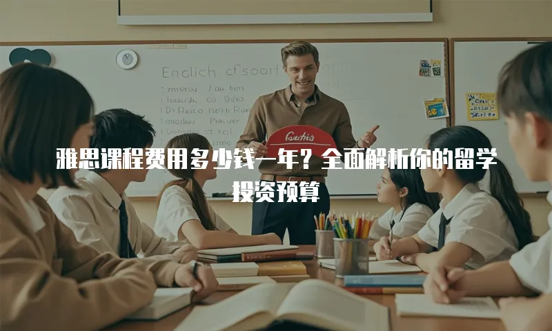 雅思课程费用多少钱一年？全面解析你的留学投资预算