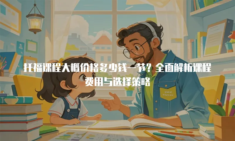 托福课程大概价格多少钱一节？全面解析课程费用与选择策略