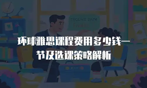 环球雅思课程费用多少钱一节及选课策略解析