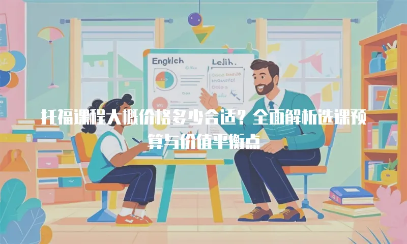 托福课程大概价格多少合适？全面解析选课预算与价值平衡点