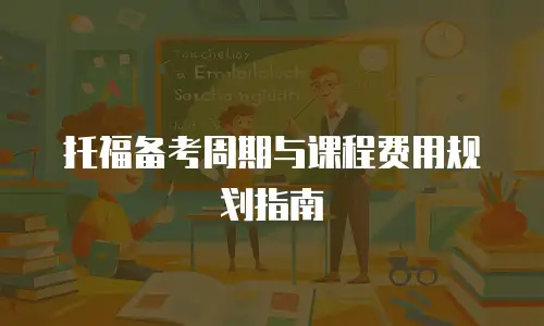托福备考周期与课程费用规划指南