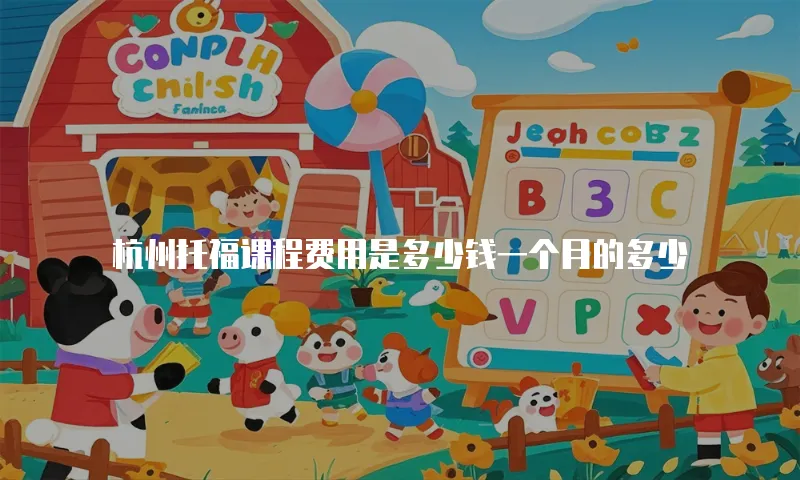 杭州托福课程费用是多少钱一个月的多少