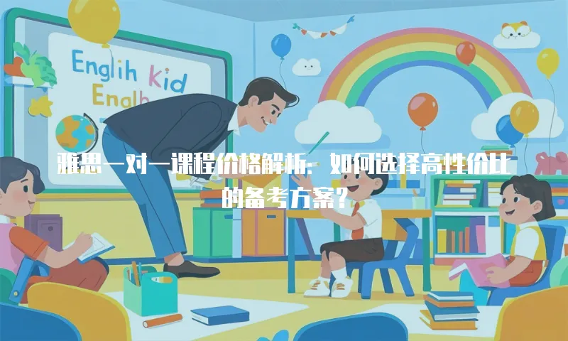 雅思一对一课程价格解析：如何选择高性价比的备考方案？