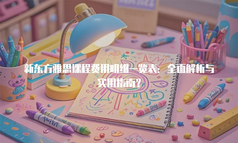 新东方雅思课程费用明细一览表：全面解析与实用指南？