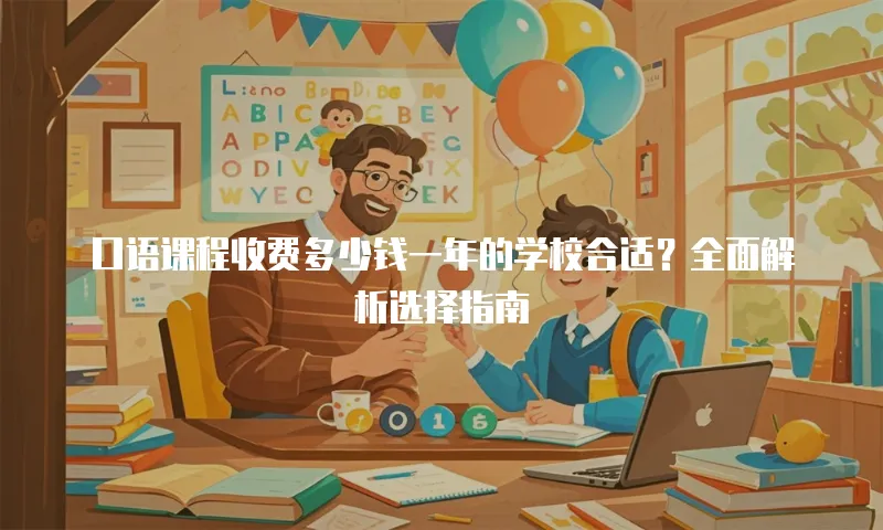 口语课程收费多少钱一年的学校合适？全面解析选择指南