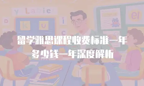 留学雅思课程收费标准一年多少钱一年深度解析
