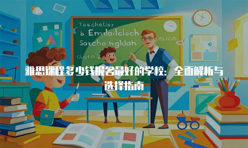 雅思课程多少钱报名最好的学校：全面解析与选择指南