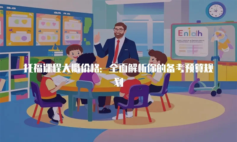 托福课程大概价格：全面解析你的备考预算规划