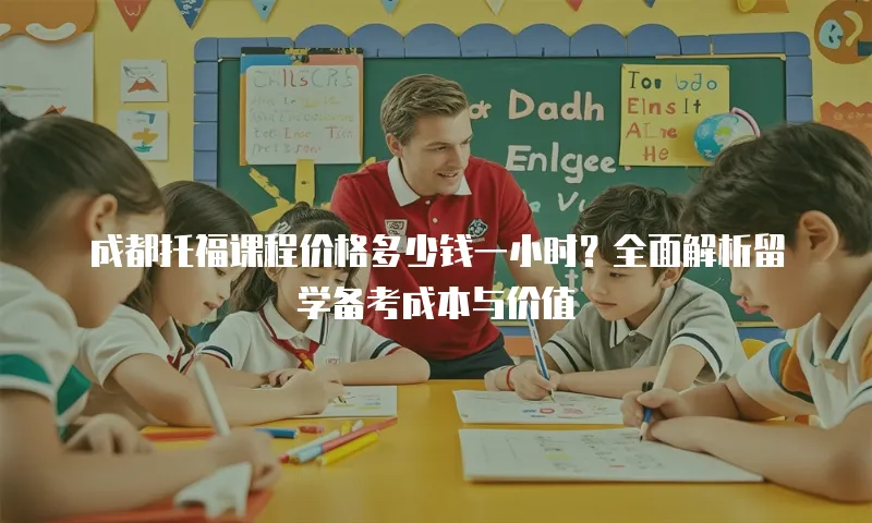 成都托福课程价格多少钱一小时？全面解析留学备考成本与价值
