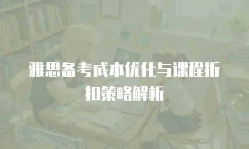 雅思备考成本优化与课程折扣策略解析