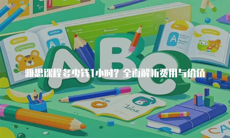 雅思课程多少钱1小时？全面解析费用与价值