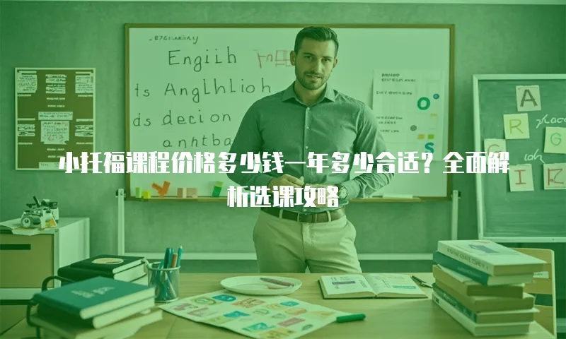 小托福课程价格多少钱一年多少合适？全面解析选课攻略