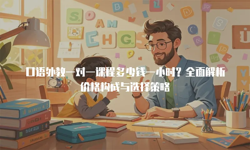 口语外教一对一课程多少钱一小时？全面解析价格构成与选择策略