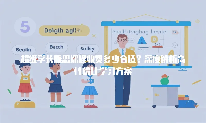 超级学长雅思课程收费多少合适？深度解析高性价比学习方案