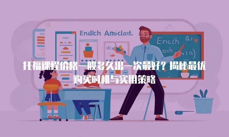 托福课程价格一般多久出一次最好？揭秘最优购买时机与实用策略