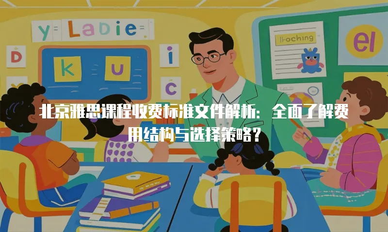 北京雅思课程收费标准文件解析：全面了解费用结构与选择策略？