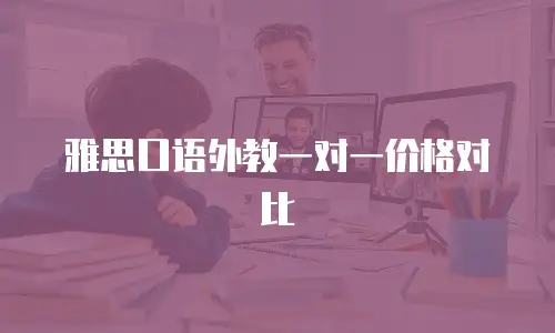 雅思口语外教一对一价格对比