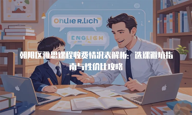 朝阳区雅思课程收费情况表解析：选课避坑指南与性价比攻略