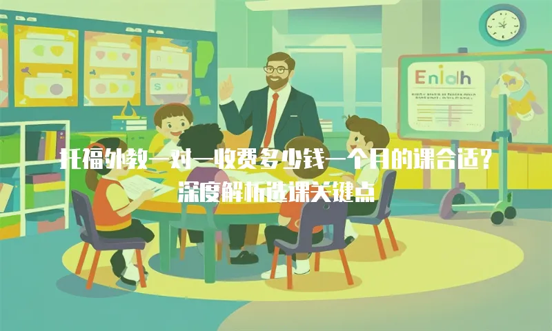 托福外教一对一收费多少钱一个月的课合适？深度解析选课关键点