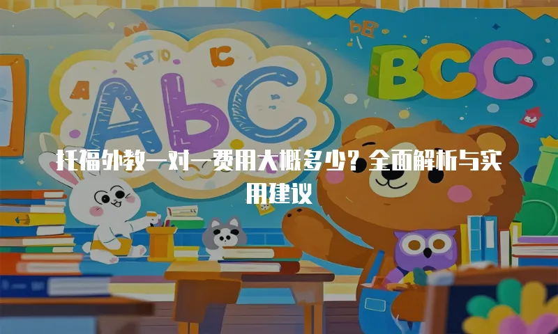 托福外教一对一费用大概多少？全面解析与实用建议