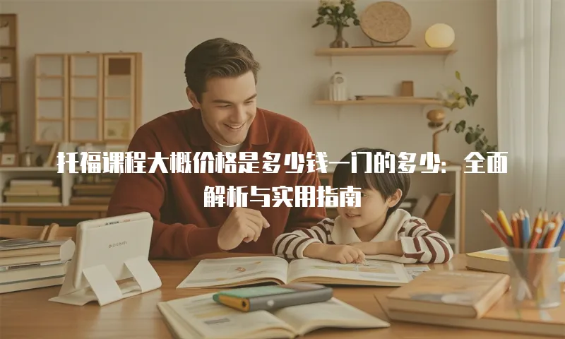托福课程大概价格是多少钱一门的多少：全面解析与实用指南