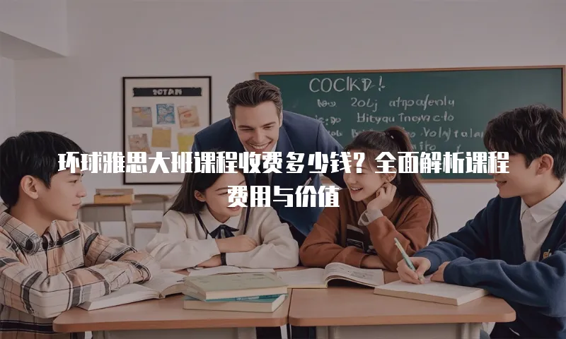 环球雅思大班课程收费多少钱？全面解析课程费用与价值
