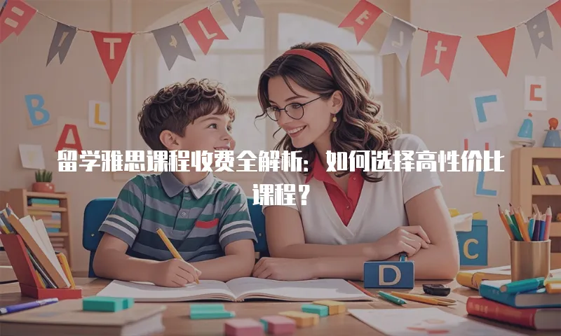 留学雅思课程收费全解析：如何选择高性价比课程？