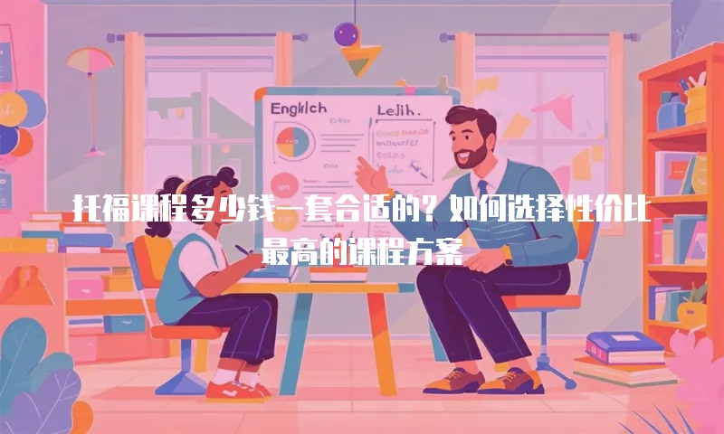 托福课程多少钱一套合适的？如何选择性价比最高的课程方案