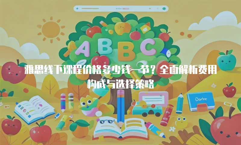 雅思线下课程价格多少钱一节？全面解析费用构成与选择策略